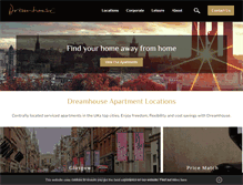 Tablet Screenshot of dreamhouseapartments.com
